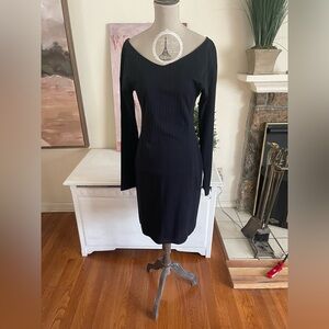 Theory Navy Blue Sheath Dress